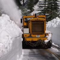 County Snow Removal near Tioga Pass