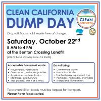 Benton Crossing Landfill Dump Day Cal Trans Clean California