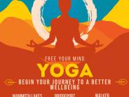 Free Yoga In The Park - English Flyer