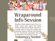 Wraparound Info Session Seeking Volunteers English
