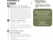 2024 May - Intro to Mental Health Aid Sp Free Class Flyer