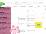 Walker Wellness Center Calendar - April