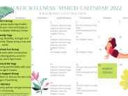 Walker Wellness Center Calendar - March