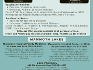 Mono County Vaccine Locator