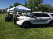 Photo of Sheriff vehicle at Choo Choo Swap Meet