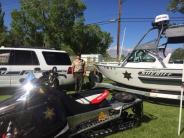 Photo of Sheriff boat at Choo Choo Swap Meet