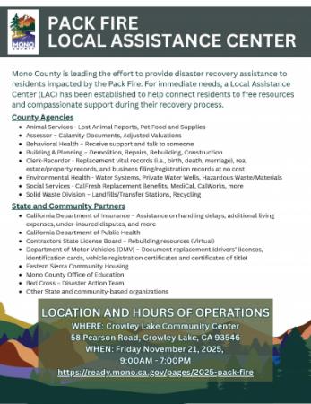 Pack Fire LAC Flyer