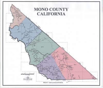 Mono County Sheriff's Department Beat Map