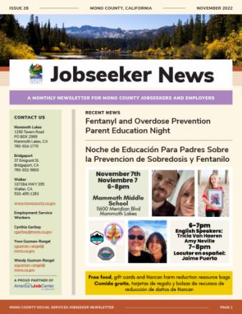 Jobseeker News November Cover