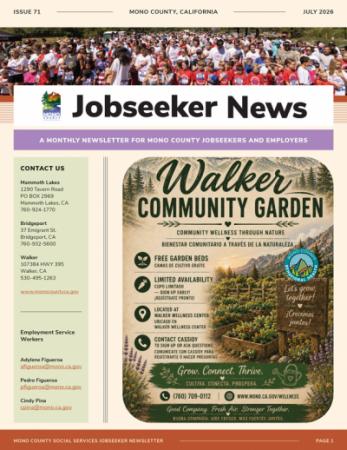 Jobseeker News July Cover