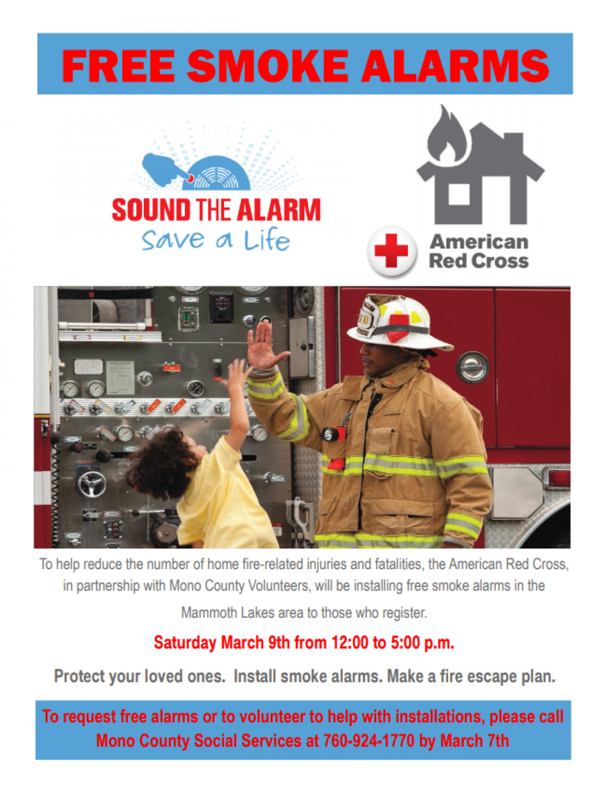 Sound the Alarm Fire Campaign 
